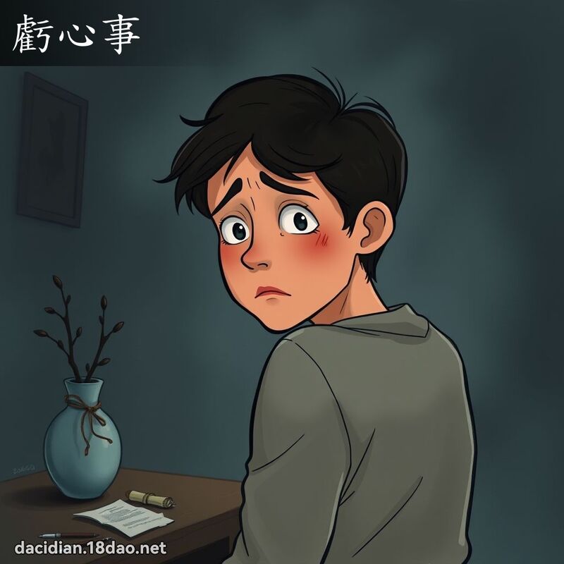 亏心事 - 国语大辞典配图