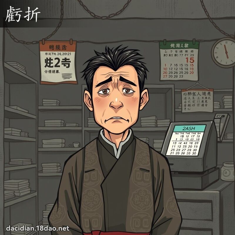 亏折 - 国语大辞典配图