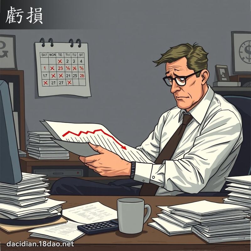 亏损 - 国语大辞典配图