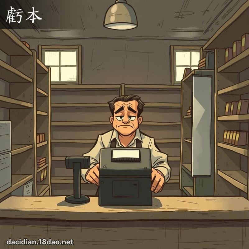 亏本 - 国语大辞典配图