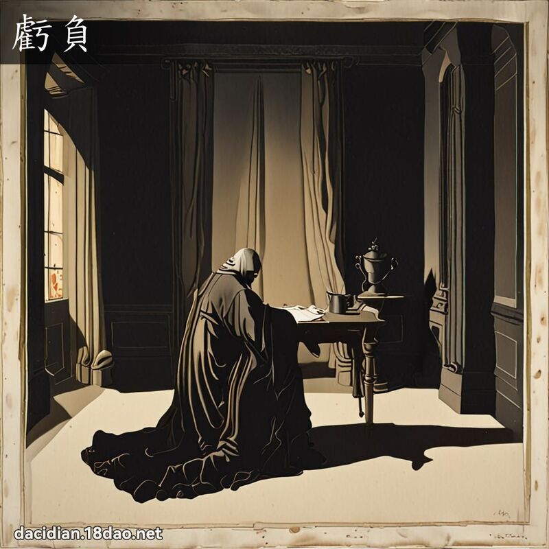 亏负 - 国语大辞典配图