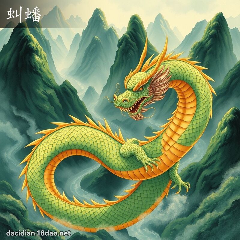 虯蟠 - 国语大辞典配图