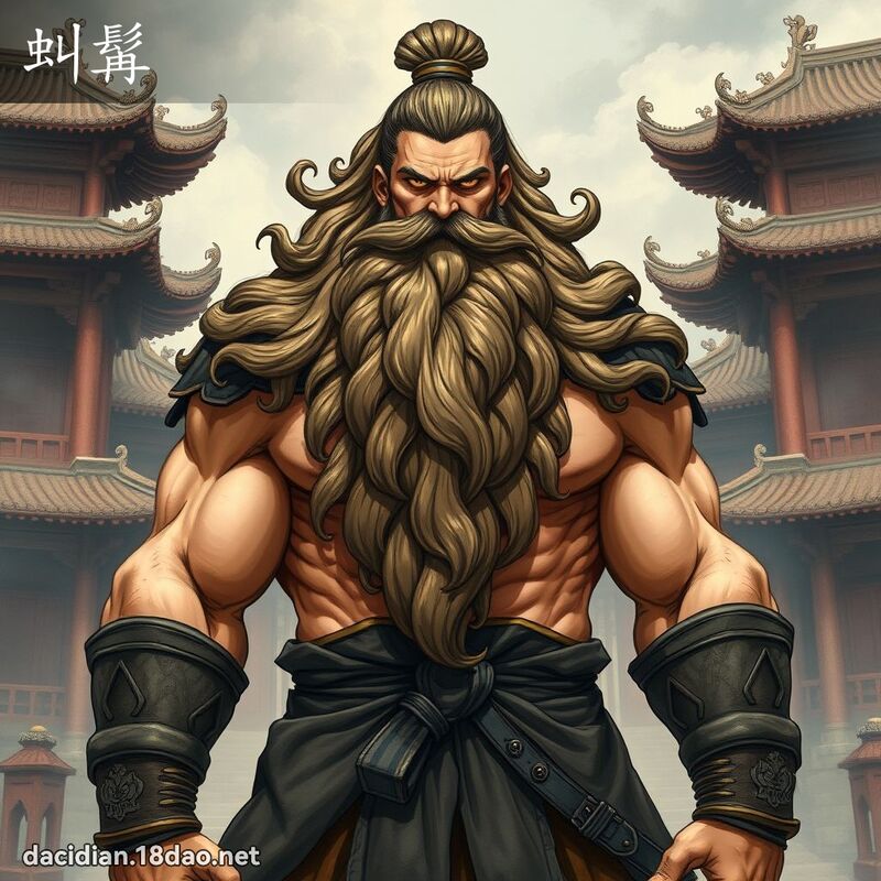 虯髯 - 國語大辭典配圖