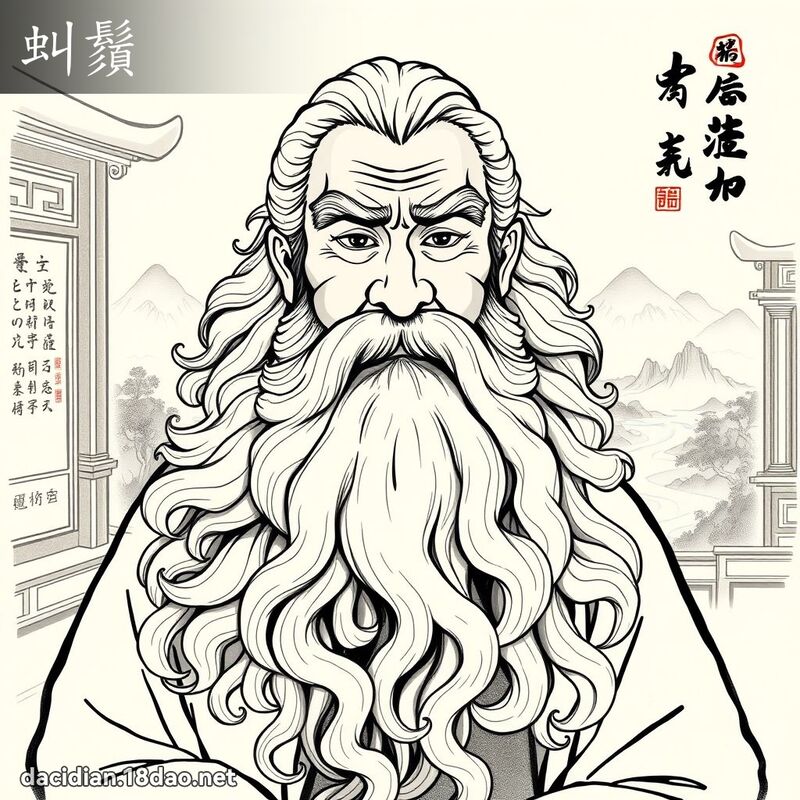 虯鬚 - 國語大辭典配圖