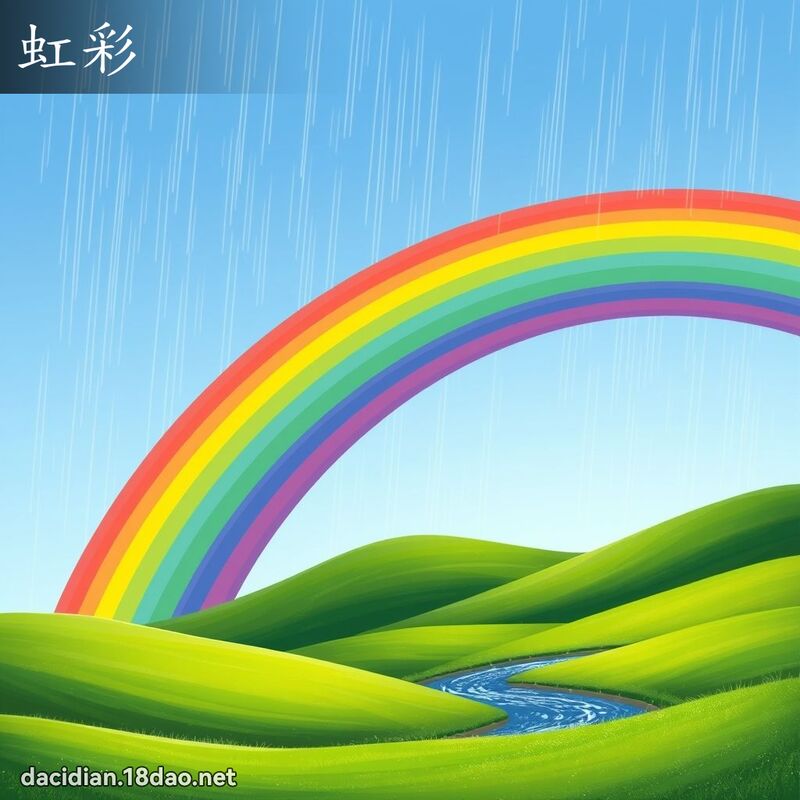 虹彩 - 国语大辞典配图