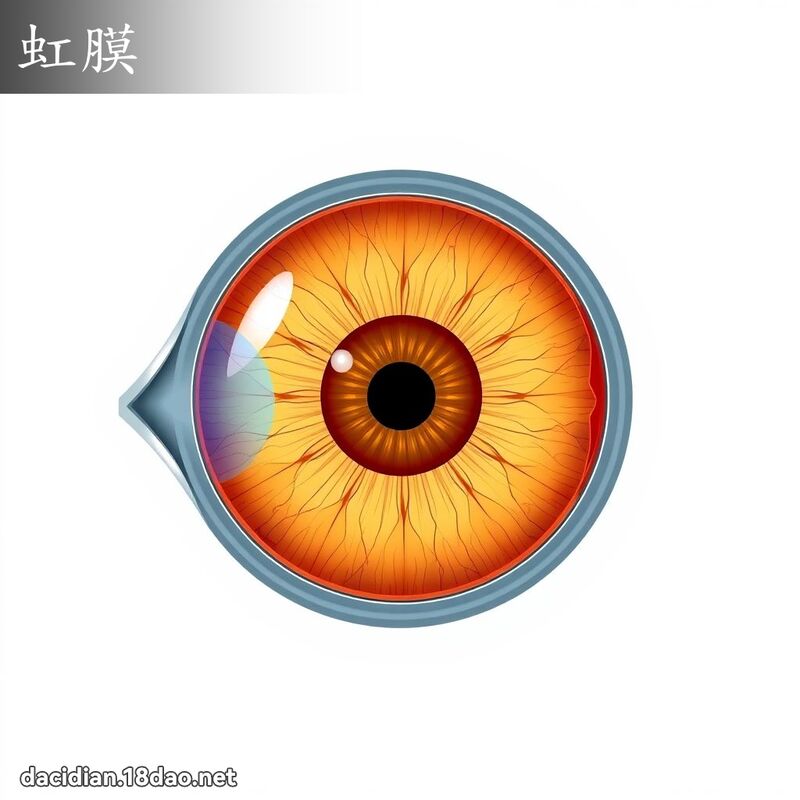 虹膜 - 国语大辞典配图
