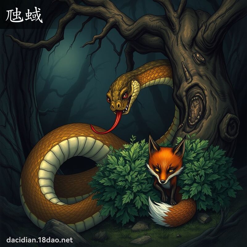 虺蜮 - 国语大辞典配图