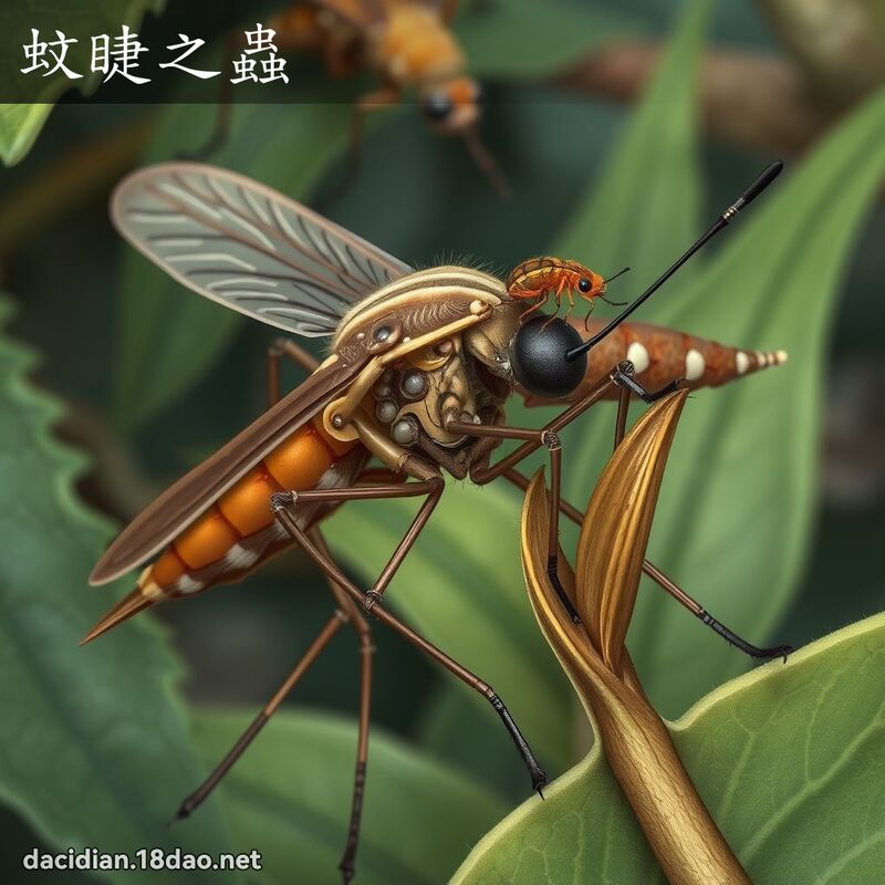 蚊睫之蟲 - 國語大辭典配圖