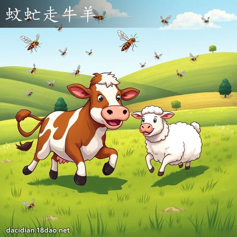 蚊虻走牛羊 - 國語大辭典配圖