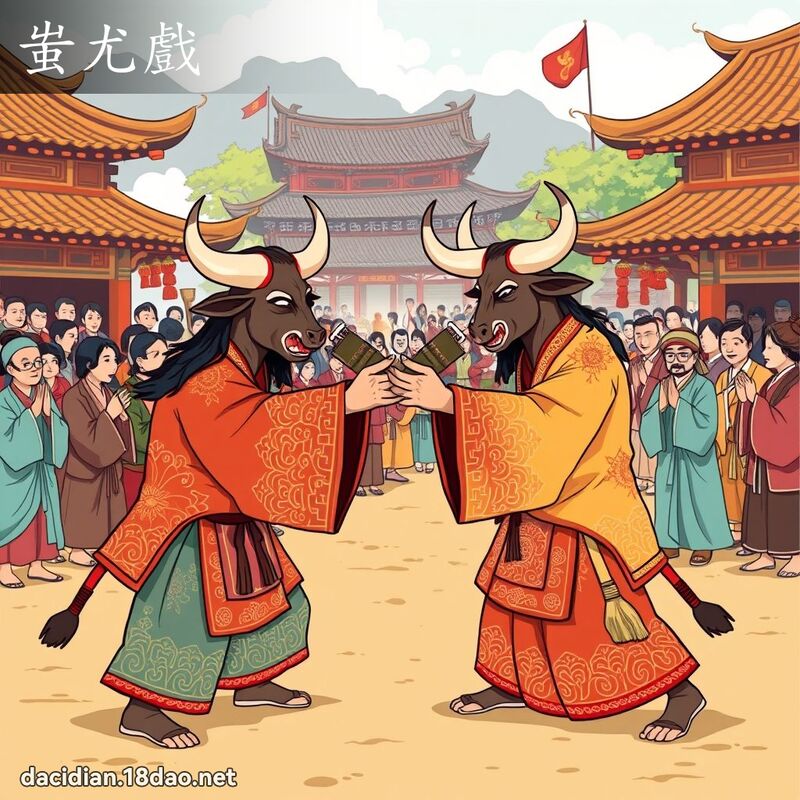 蚩尤戏 - 国语大辞典配图