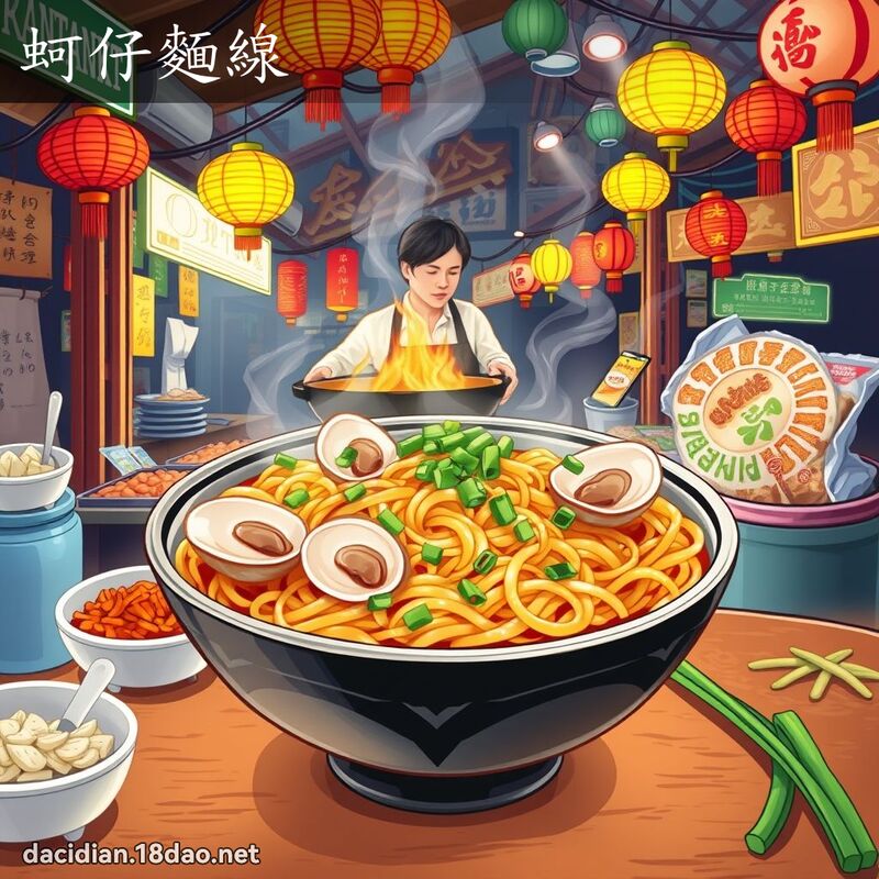 蚵仔麵線 - 國語大辭典配圖