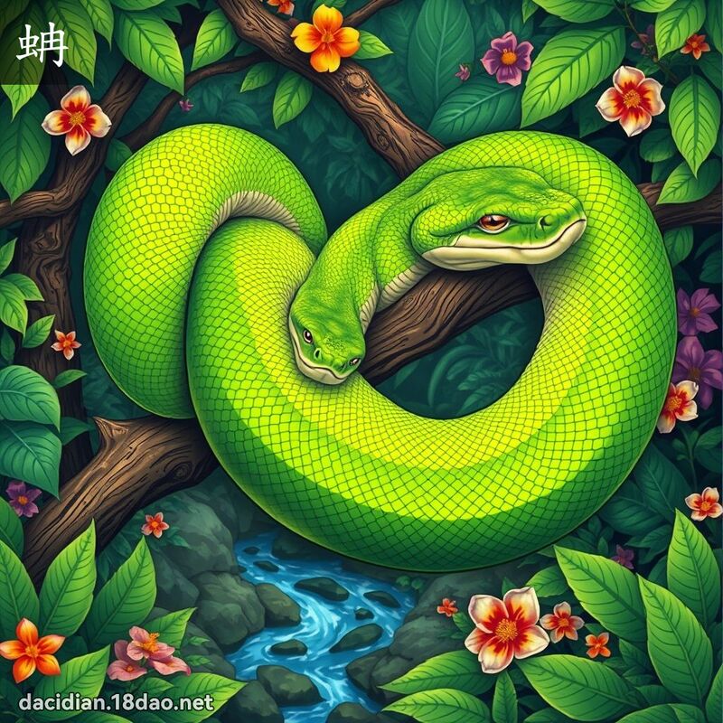 漢字: 蚺 (多音字)