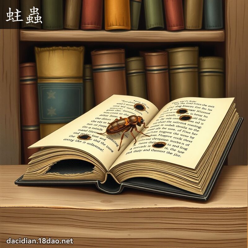 蛀虫 - 国语大辞典配图
