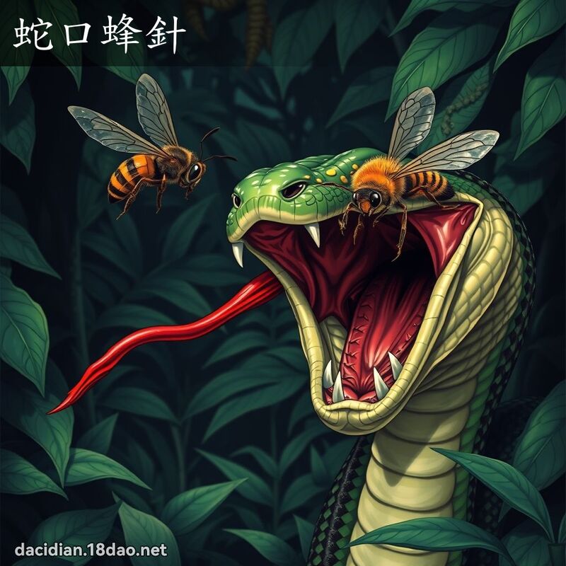 蛇口蜂針 - 國語大辭典配圖