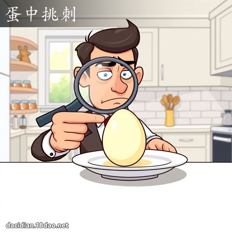 蛋中挑刺 - 國語大辭典配圖