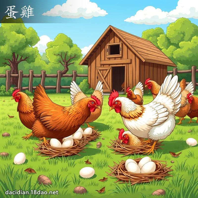 蛋雞 - 國語大辭典配圖