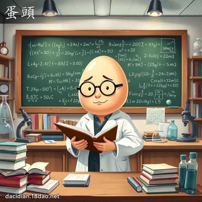 蛋头 - 国语大辞典配图