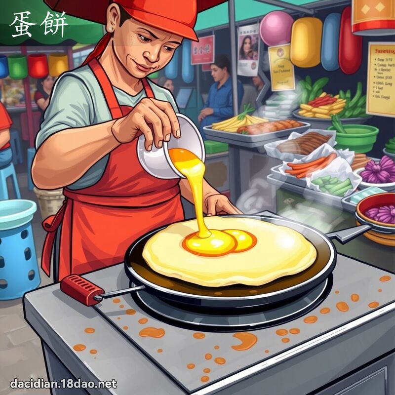 蛋饼 - 国语大辞典配图