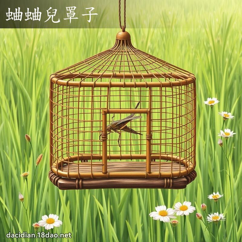 蛐蛐儿罩子 - 国语大辞典配图