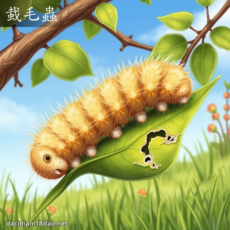 蛓毛蟲 - 國語大辭典配圖
