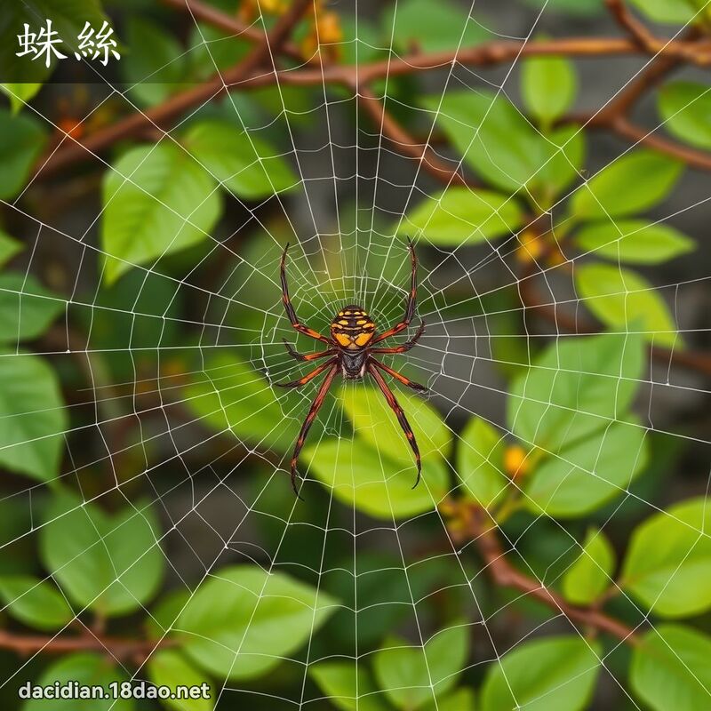 蛛丝 - 国语大辞典配图