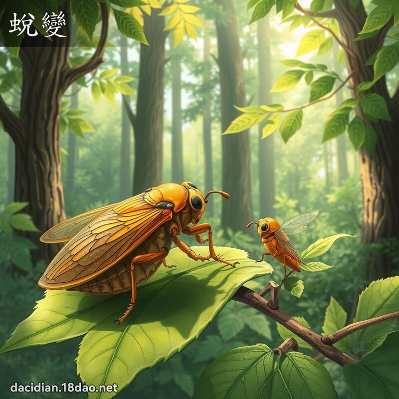 蛻變 - 國語大辭典配圖