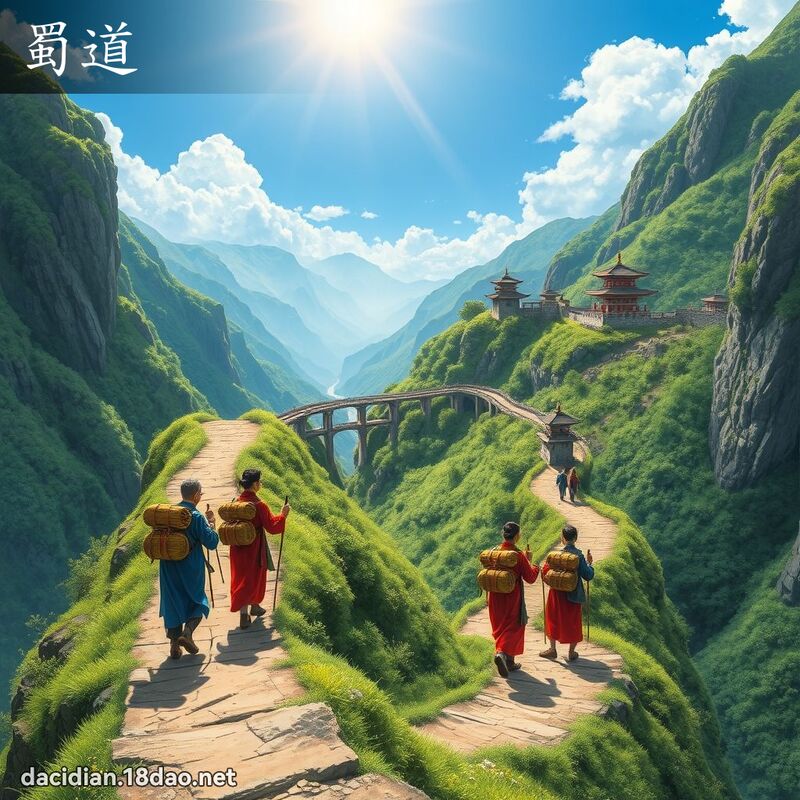 蜀道 - 國語大辭典配圖