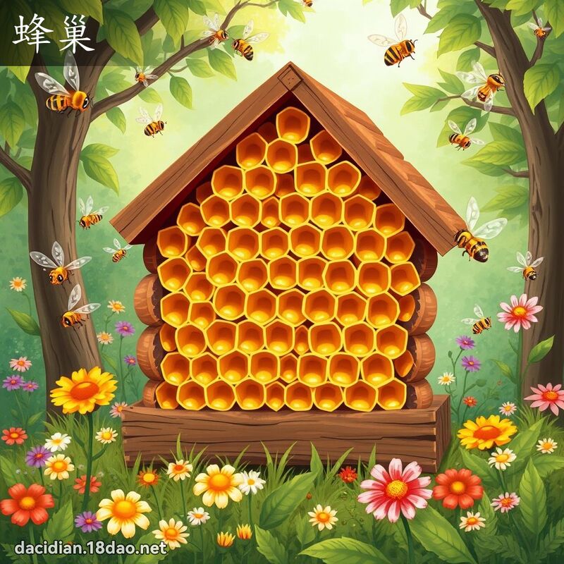 蜂巢 - 國語大辭典配圖