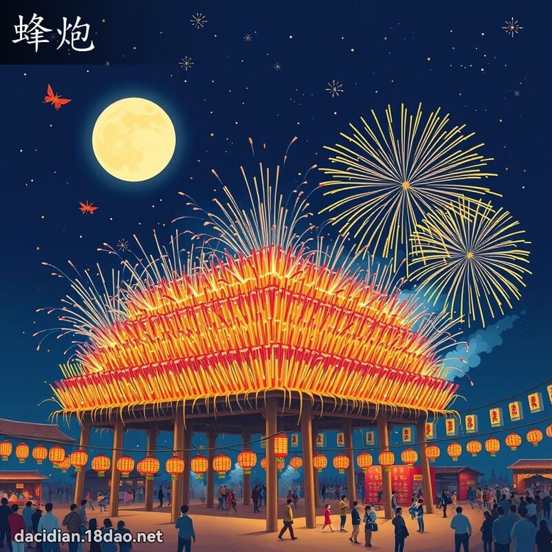 蜂炮 - 国语大辞典配图