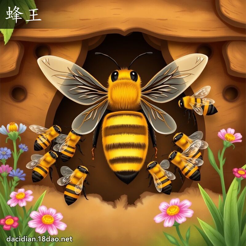 蜂王 - 國語大辭典配圖