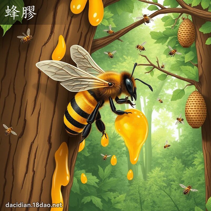 蜂膠 - 國語大辭典配圖
