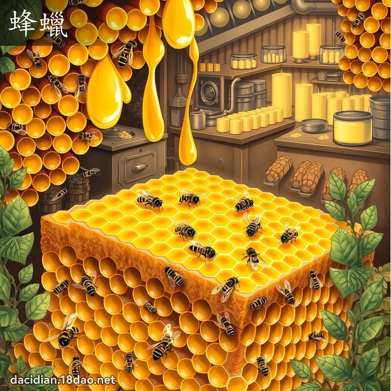 蜂蜡 - 国语大辞典配图