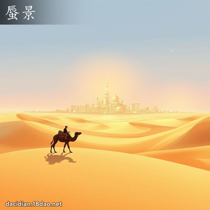 蜃景 - 国语大辞典配图