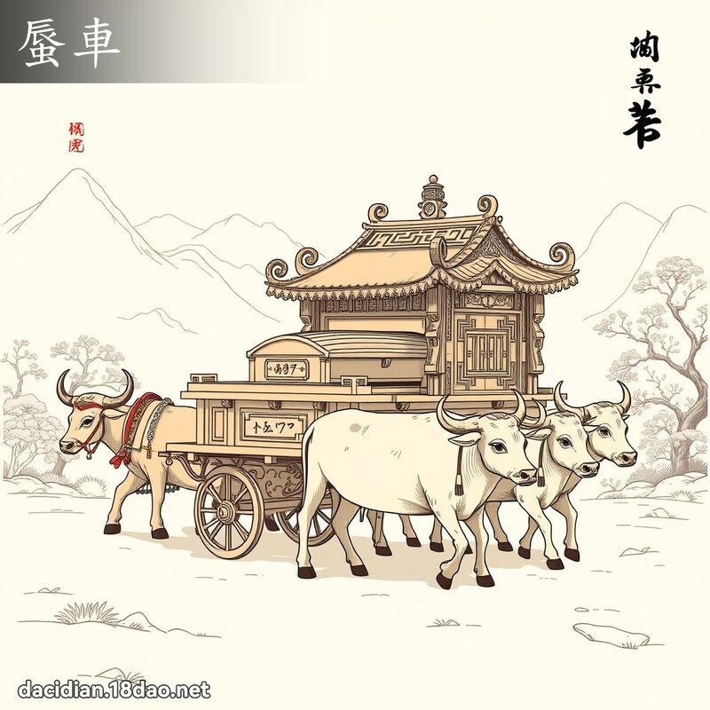 蜃車 - 國語大辭典配圖