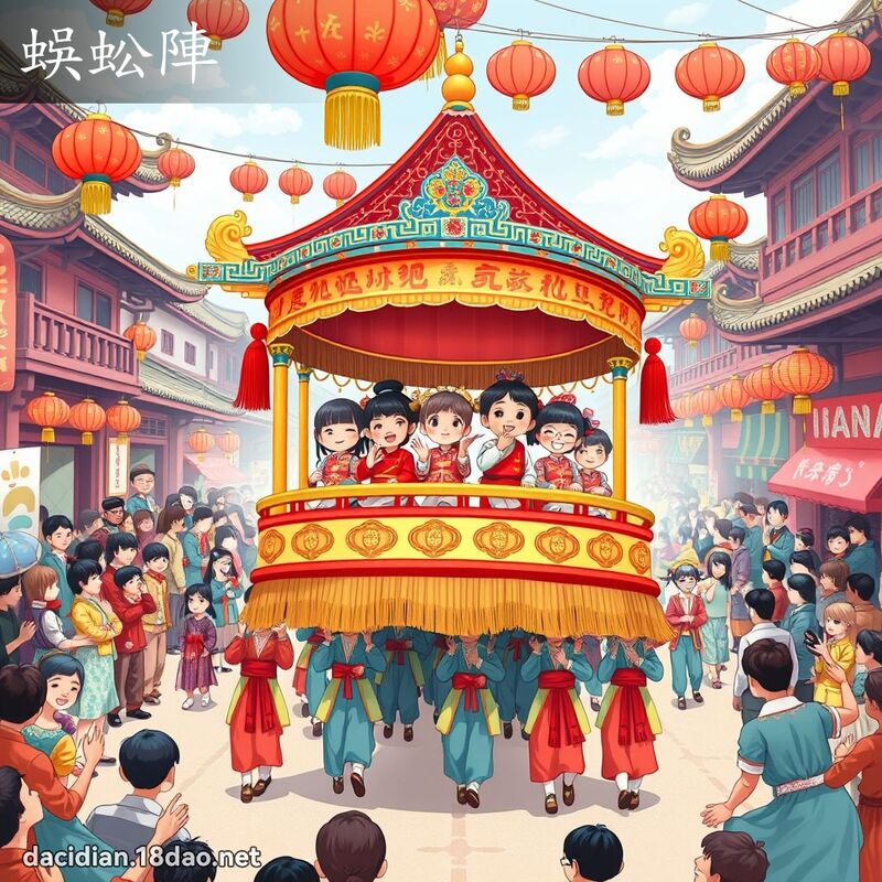 蜈蚣阵 - 国语大辞典配图