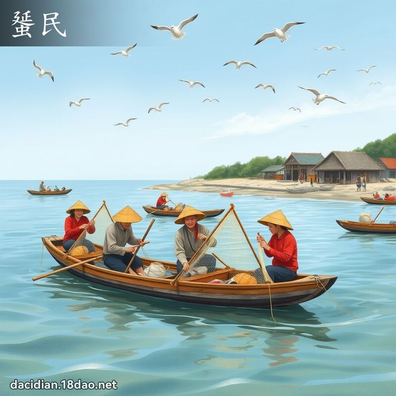 蜑民 - 国语大辞典配图