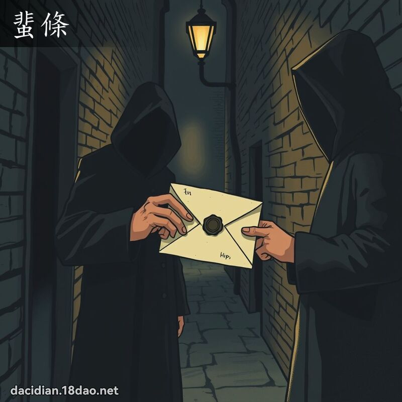 蜚條 - 國語大辭典配圖
