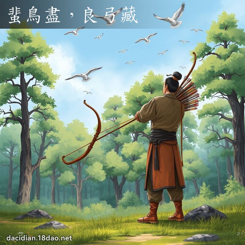 蜚鸟尽，良弓藏 - 国语大辞典配图