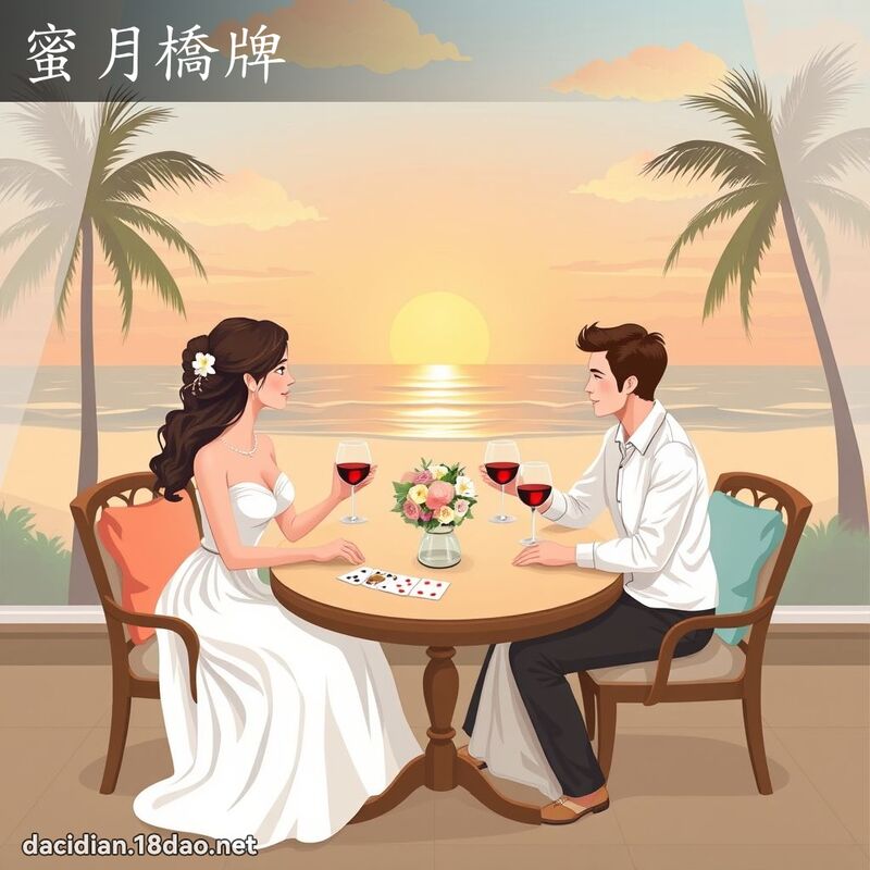 蜜月桥牌 - 国语大辞典配图