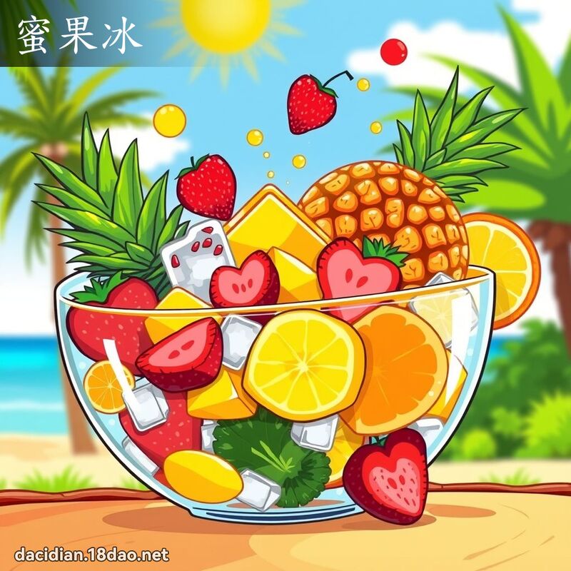 蜜果冰 - 國語大辭典配圖