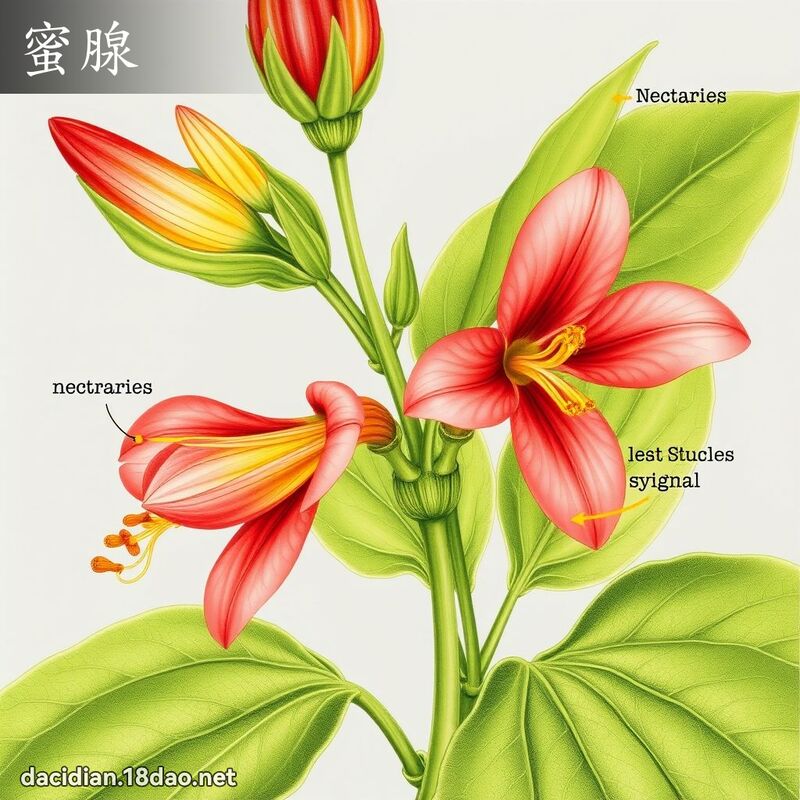 蜜腺 - 国语大辞典配图