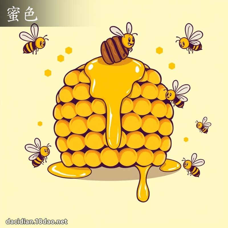蜜色 - 國語大辭典配圖