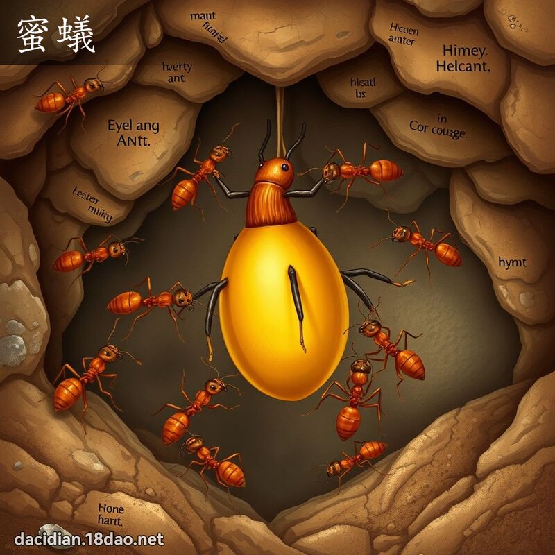 蜜蟻 - 國語大辭典配圖