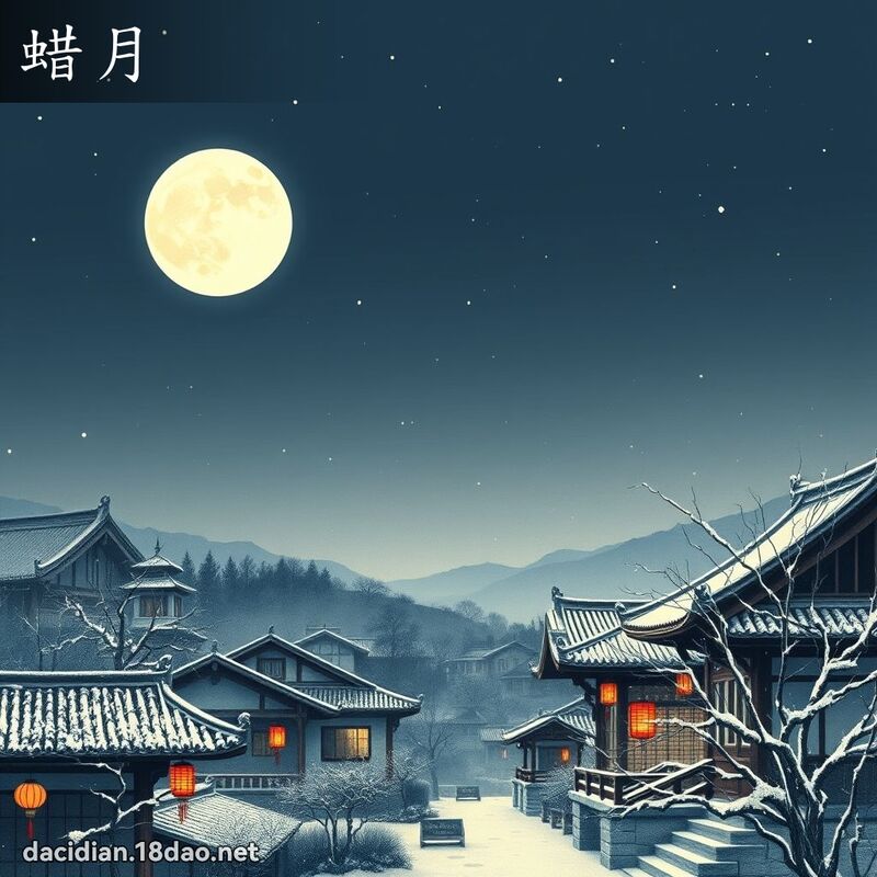 蜡月 - 国语大辞典配图