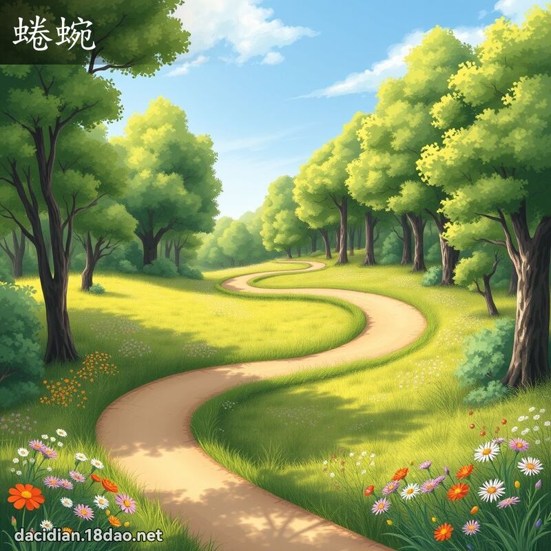 蜷蜿 - 國語大辭典配圖