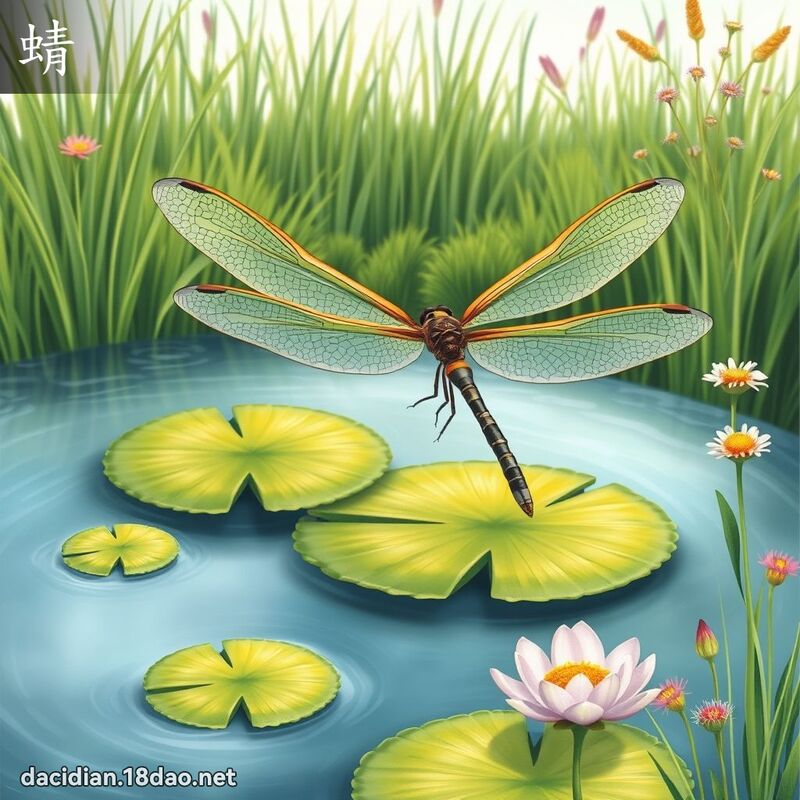 蜻 - 國語大辭典配圖
