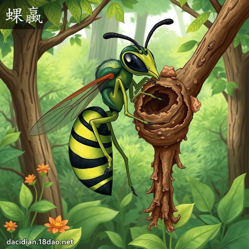 蜾蠃 - 国语大辞典配图