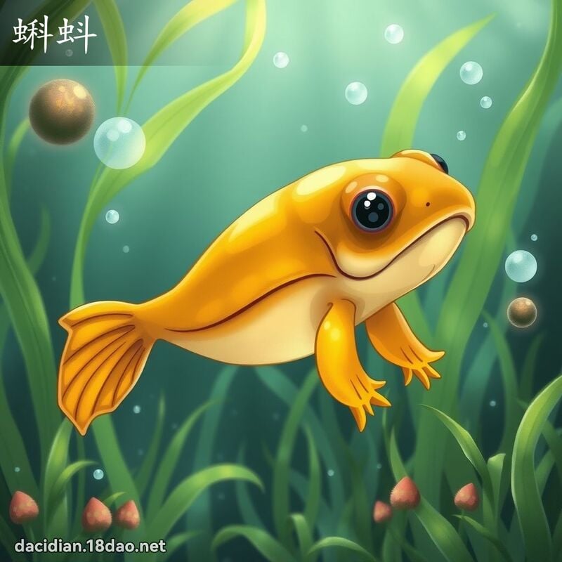 蝌蚪 - 國語大辭典配圖