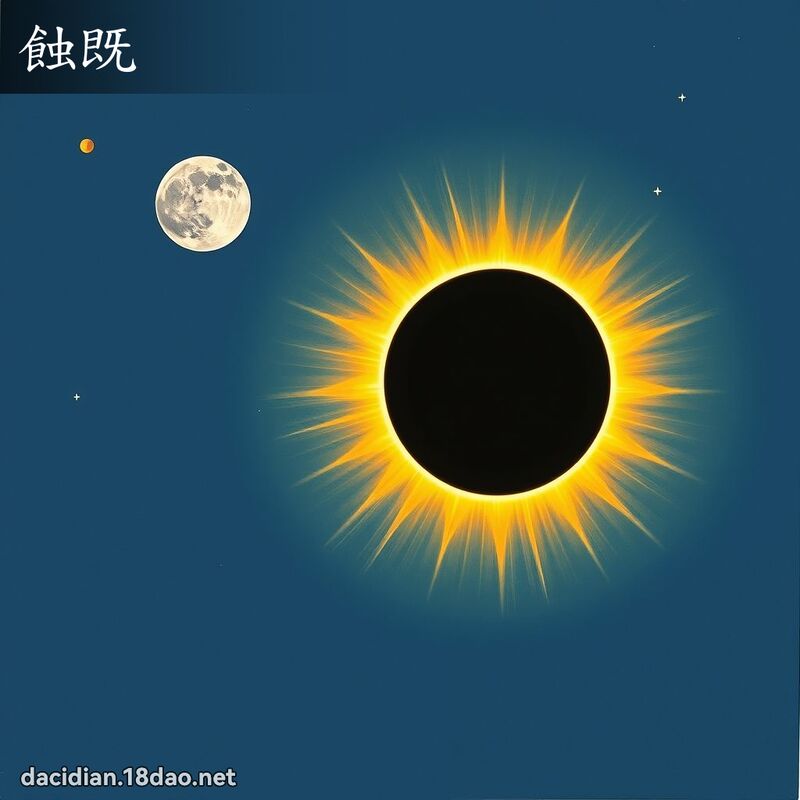 蝕既 - 國語大辭典配圖