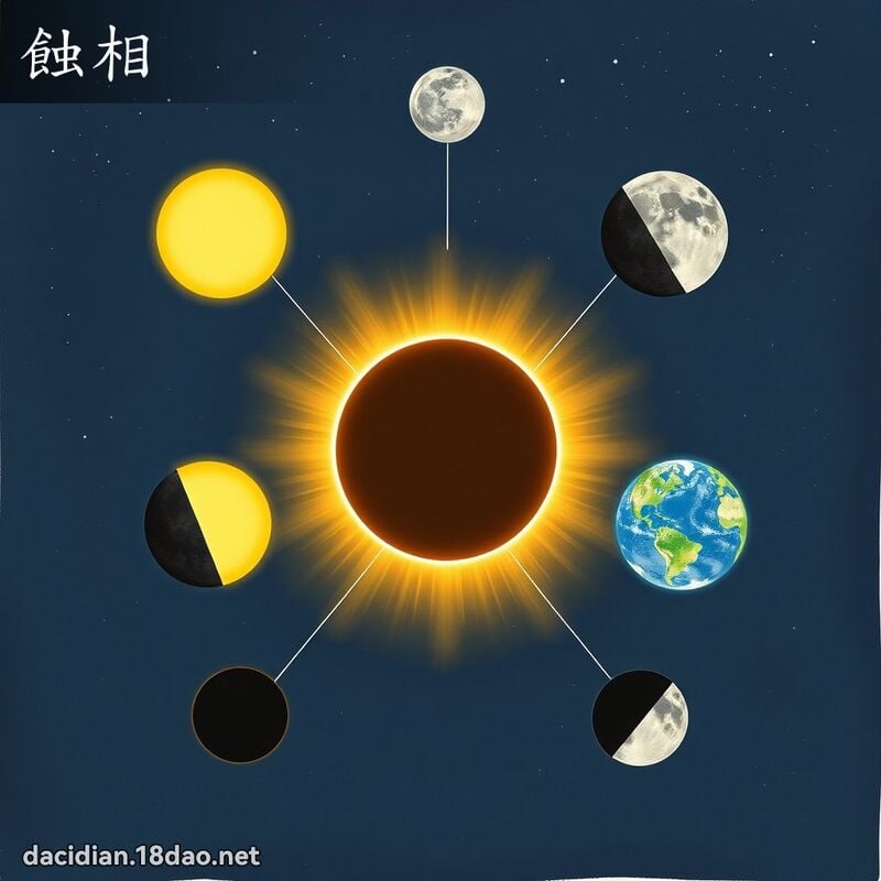 蚀相 - 国语大辞典配图
